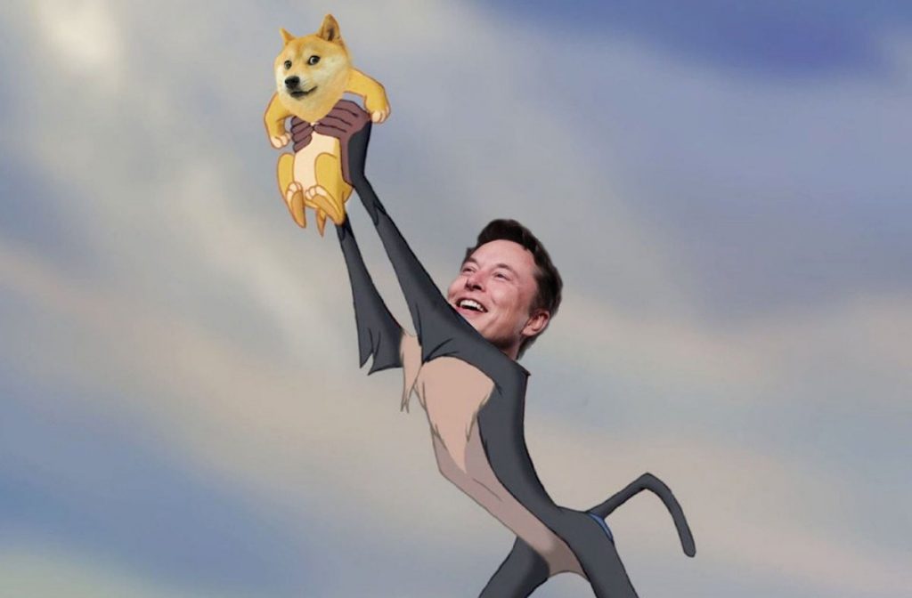 Elon Musk y Dogecoin (meme)