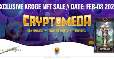 Colección NFT de CryptoBlades con Cryptomeda