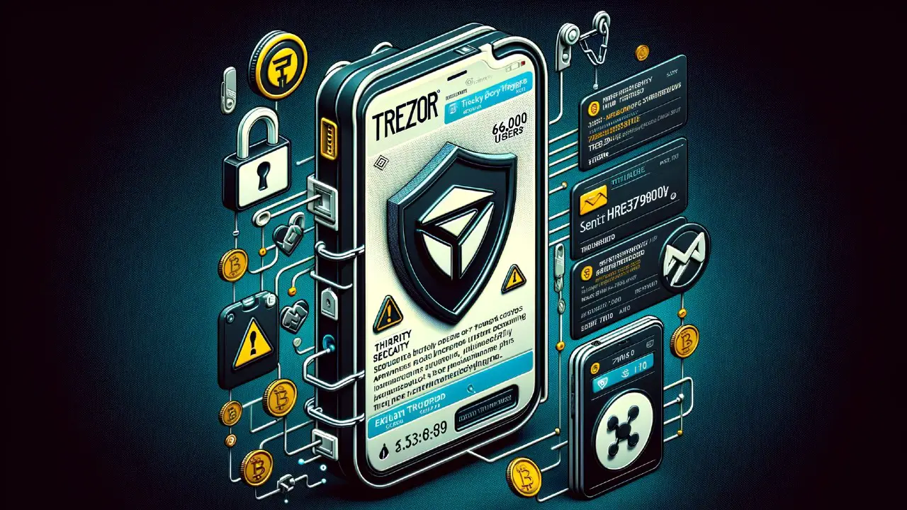 Ataque phishing en Trezor